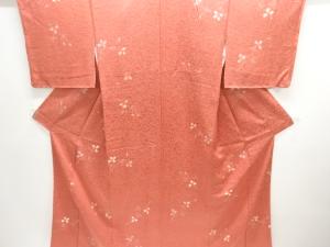 未使用品　絞り萩模様小紋着物